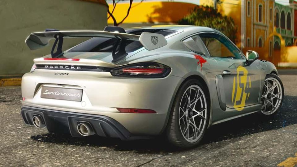 718 کیمن GT4 RS تگ هویر X پورشه