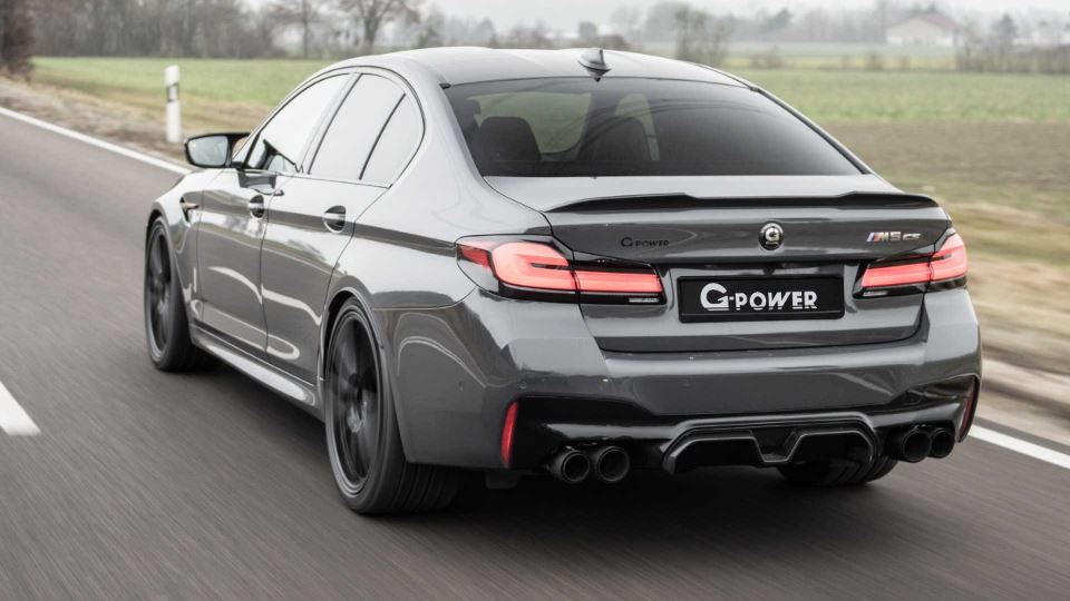 بامو M5 CS با تیونینگ جیپاور