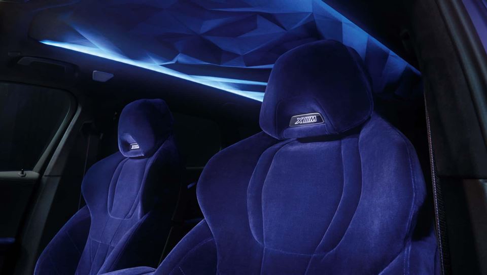 روکش مخمل بنفش برای ب ام و XM