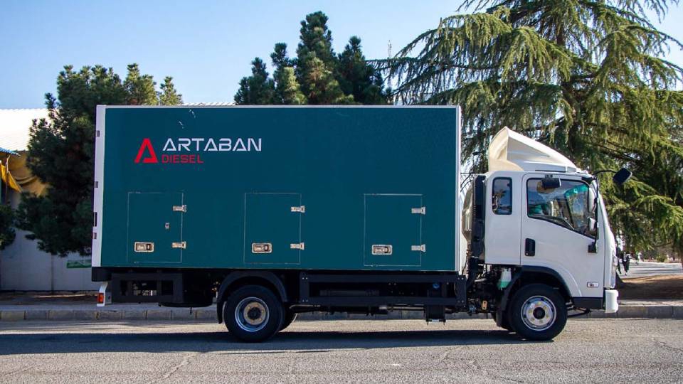 بررسی کامیونت آترا 6 تن آرتابان دیزل (AMG Atra 6)