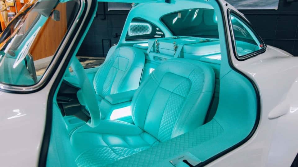 معرفی مرسدس بنز 300SL با قلب تسلا
