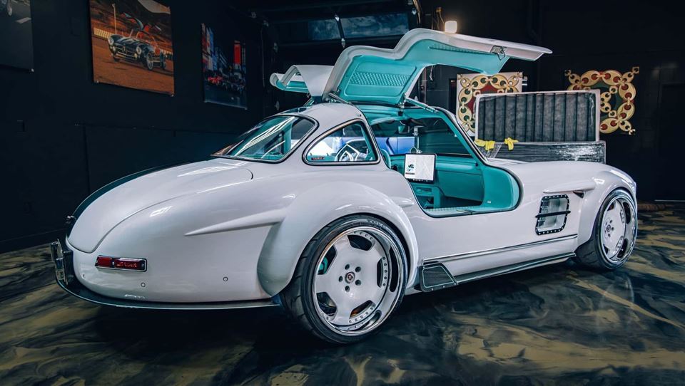 معرفی مرسدس بنز 300SL با قلب تسلا