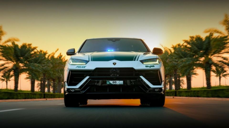 لامبورگینی اوروس در ناوگان پلیس امارات