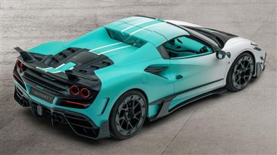 معرفی منصوری F8XX اسپایدر Tempesta Turchese