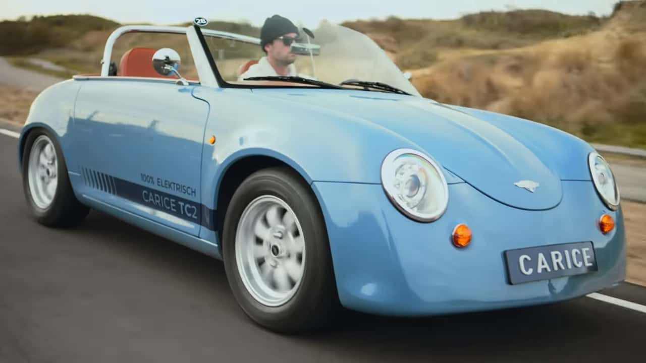 این خودروی اسپرت برقی تنها 1300 پوند وزن دارد