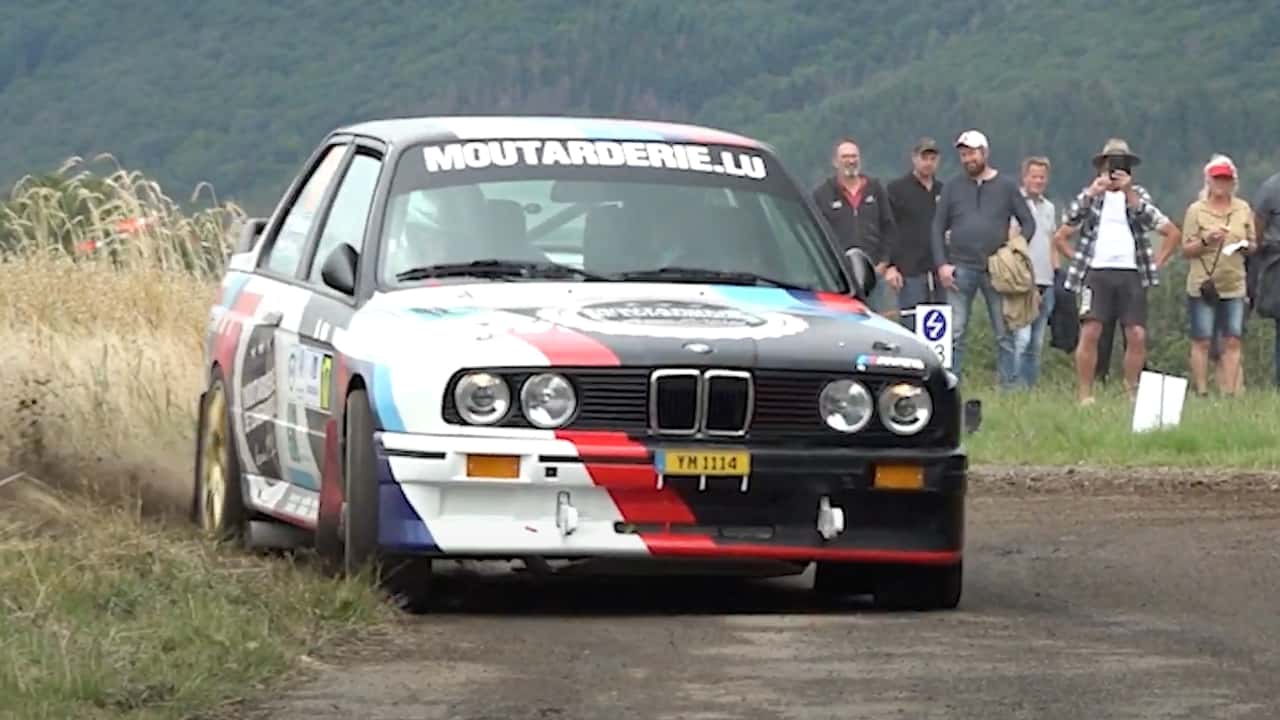 E30 M3 به عنوان یک اتومبیل رالی آسفالت بهترین به نظر می رسد