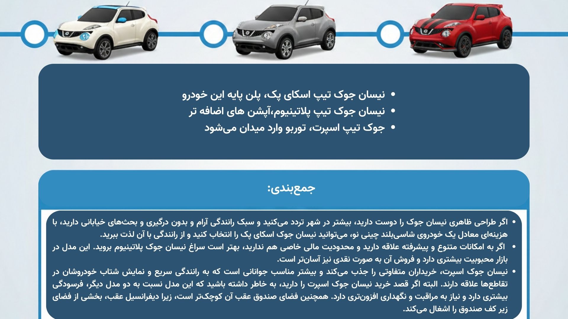 اینفوگرافیک تیپ &zwnj;های نیسان جوک