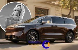 لوکسید V9؛ اولین مینی ون تولید انبوه جهان با ایربگ کلاه مانند داخل صندلی