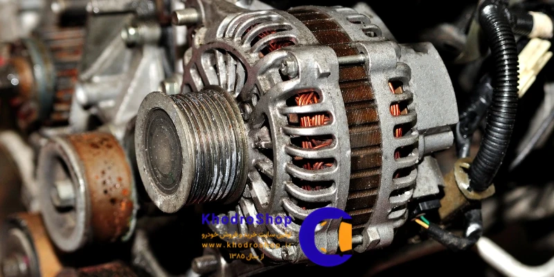 یکی دیگر از علائم خرابی دینام ماشین : خالی شدن سریع باتری می باشد.