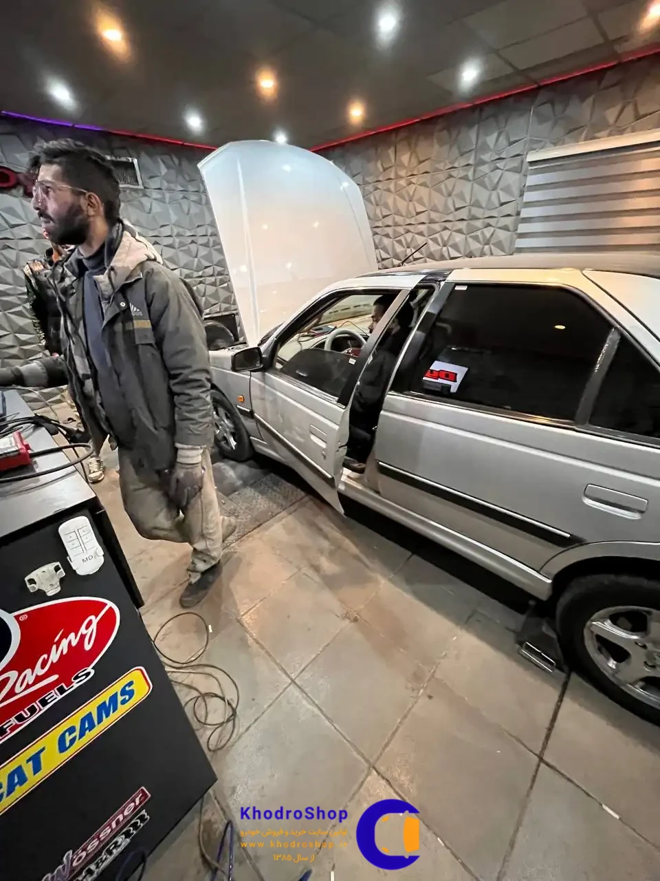 تصویری از ریمپ پژو پارس برای بهبود شتاب و بهینهسازی مصرف سوخت خودرو.