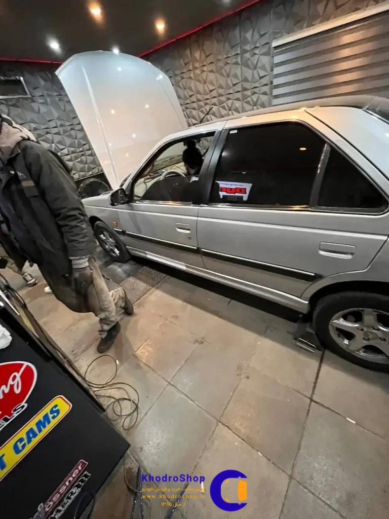 تصویری از ریمپ ایسیو پژو پرشیا برای بهبود عملکرد موتور و بهینهسازی راندمان سوخت خودرو.