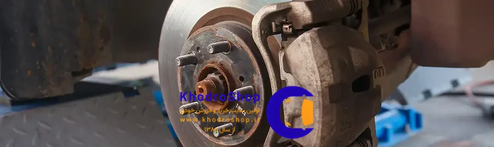 تصویر یک ترمز ای بی اس. یکی از دلایل خرابی ترمز ای بی اس ، آسیب به حلقه مغناطیسی می باشد.