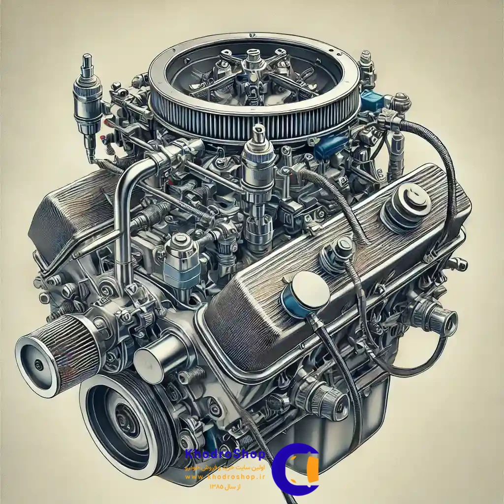 تصویر یک موتور کاربراتوری که اهمیت کاتاف در این موتور با ریمپ ایسیو را بررسی کردیم.