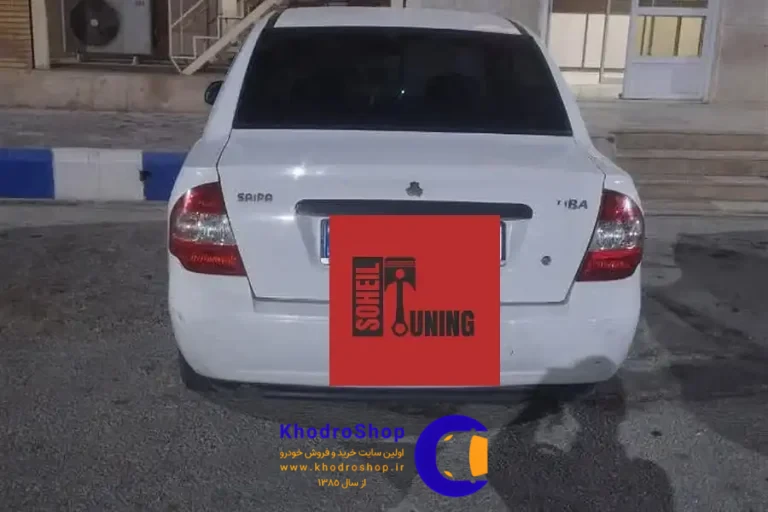 🏁 تیبا 1 - نمای عقب 📉 طراحی پشت تیبا 1 و تأثیر ریمپ تیبا 1 روی کاهش مصرف سوخت + افزایش گشتاور