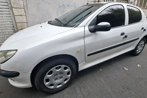 نمای 2 از خرید پژو، 206، تیپ 2، مدل 1391 مدل 1391 رنگ سفید / داخل خاکستری نقدی و اقساطی در خودروشاپ