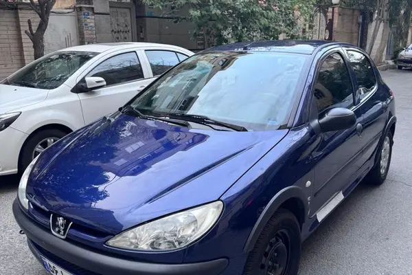 نمای 3 از خرید پژو، 206، تیپ 2، مدل 1400 مدل 1400 رنگ آبی / داخل مشکی نقدی و اقساطی در خودروشاپ