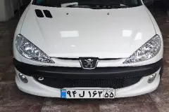 بندانگشتی نمای 2 از خرید پژو 206 SD V20 مدل 2009-1388 مدل 2009-1388 رنگ سفید نقدی و اقساطی در خودروشاپ