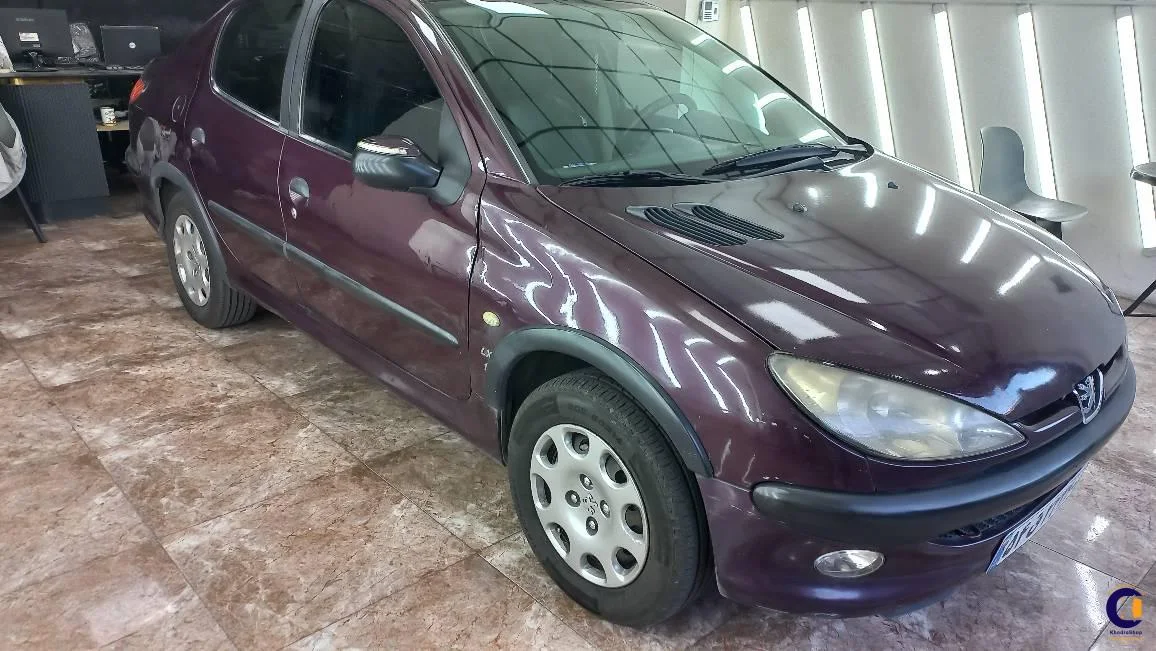 نمای 4 از خرید پژو 206 SD V8 مدل 2010-1389 مدل 2010-1389 رنگ بادمجانی نقدی و اقساطی در خودروشاپ