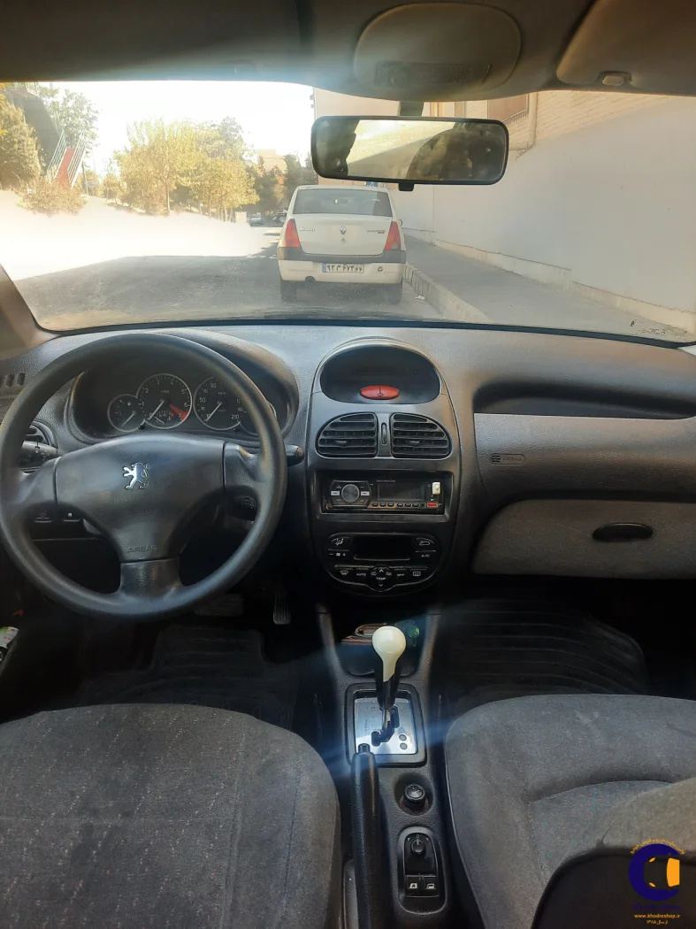 نمای 5 از خرید پژو 206 SD V9 مدل 2008-1387 مدل 2008-1387 رنگ نقره ای نقدی و اقساطی در خودروشاپ