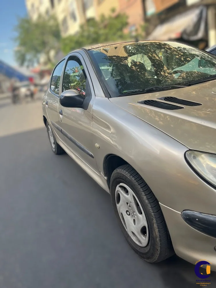 نمای 4 از خرید پژو 206 تیپ ۲ مدل 2003-1382 مدل 2003-1382 رنگ بژ نقدی و اقساطی در خودروشاپ