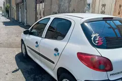 بندانگشتی نمای 4 از خرید پژو 206 تیپ ۲ مدل 2018-1397 مدل 2018-1397 رنگ سفید نقدی و اقساطی در خودروشاپ