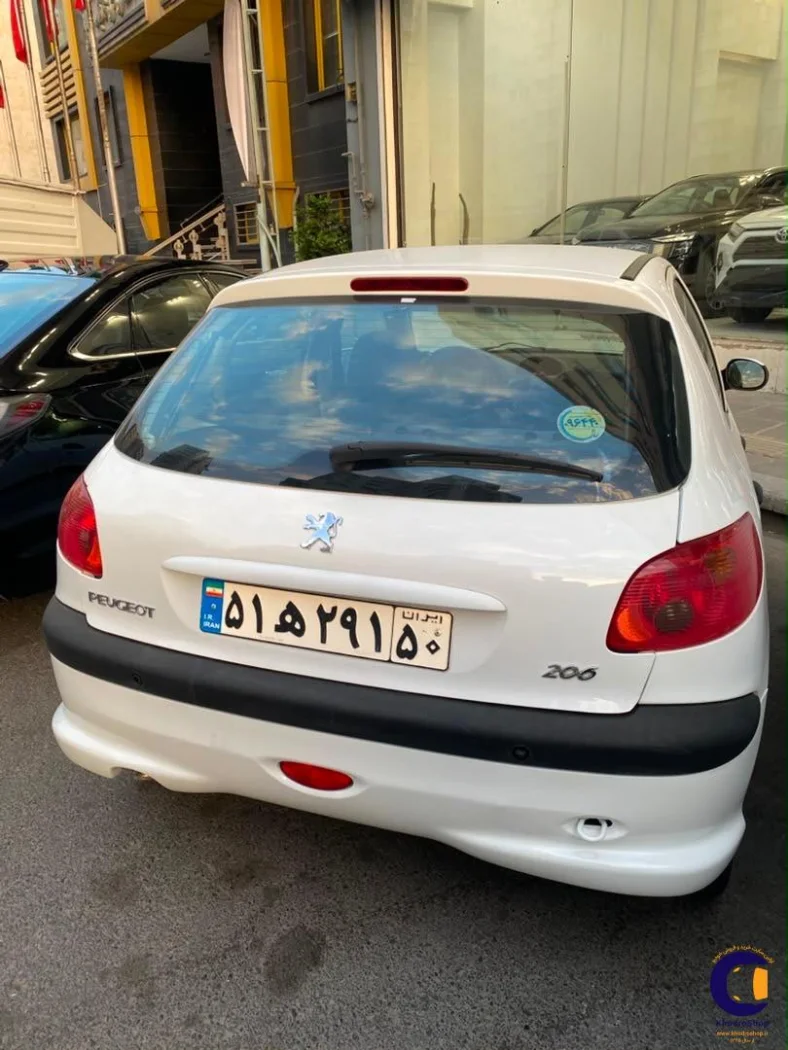 نمای 4 از خرید پژو 206 تیپ ۲ مدل 2019-1398 مدل 2019-1398 رنگ سفید صدفی نقدی و اقساطی در خودروشاپ