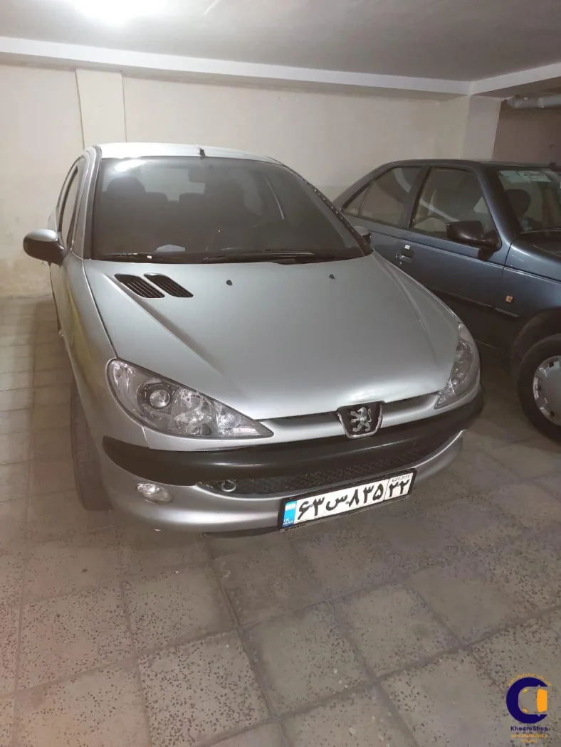 نمای 4 از خرید پژو 206 تیپ ۵ مدل 2005-1384 مدل 2005-1384 رنگ نقره ای نقدی و اقساطی در خودروشاپ