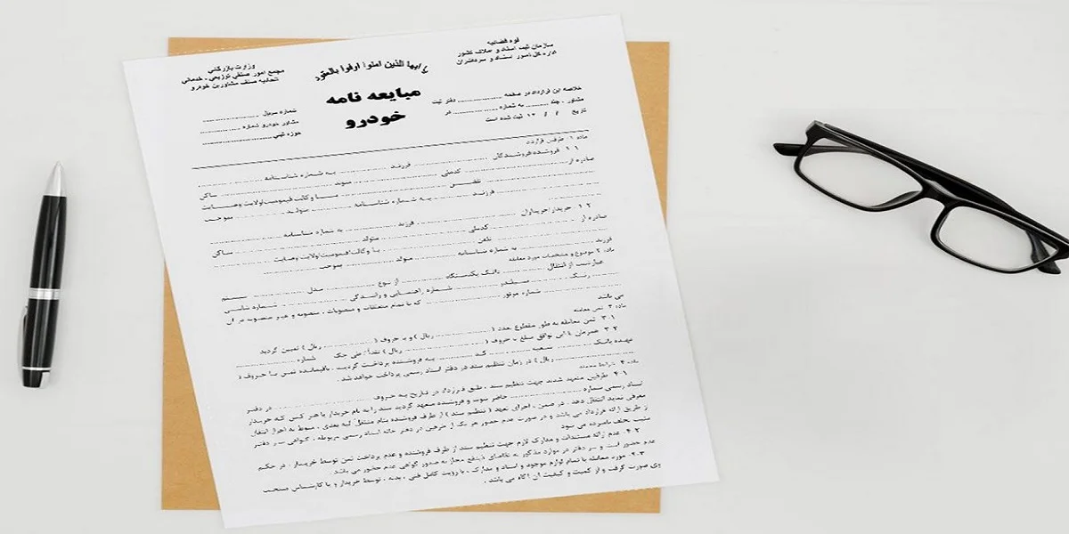 آموزش نوشتن قولنامه خودرو