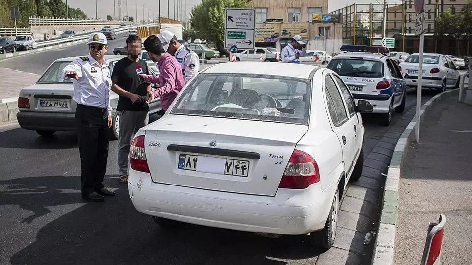 جریمه پلاک مخدوش و پلاک سوخته خودرو