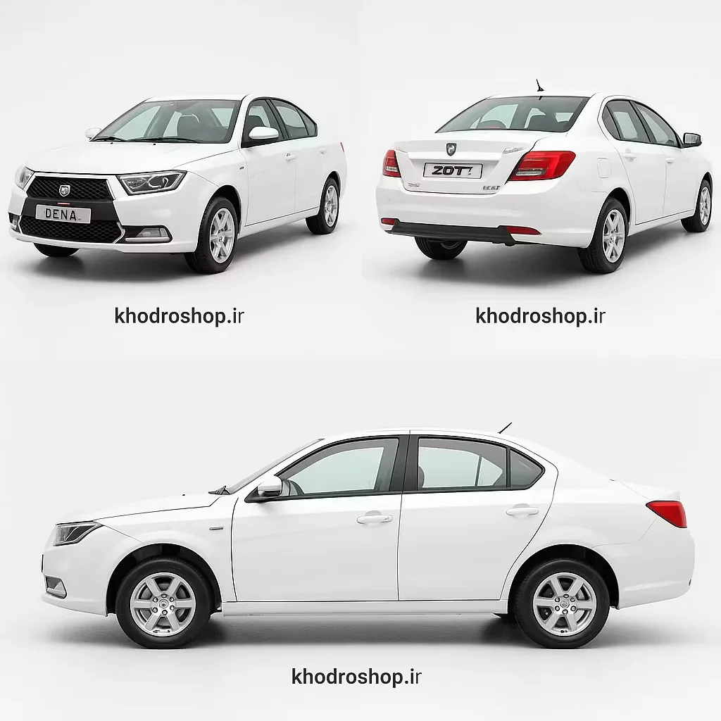 عکس سه نمای مختلف دنا پلاس توربو شارژ