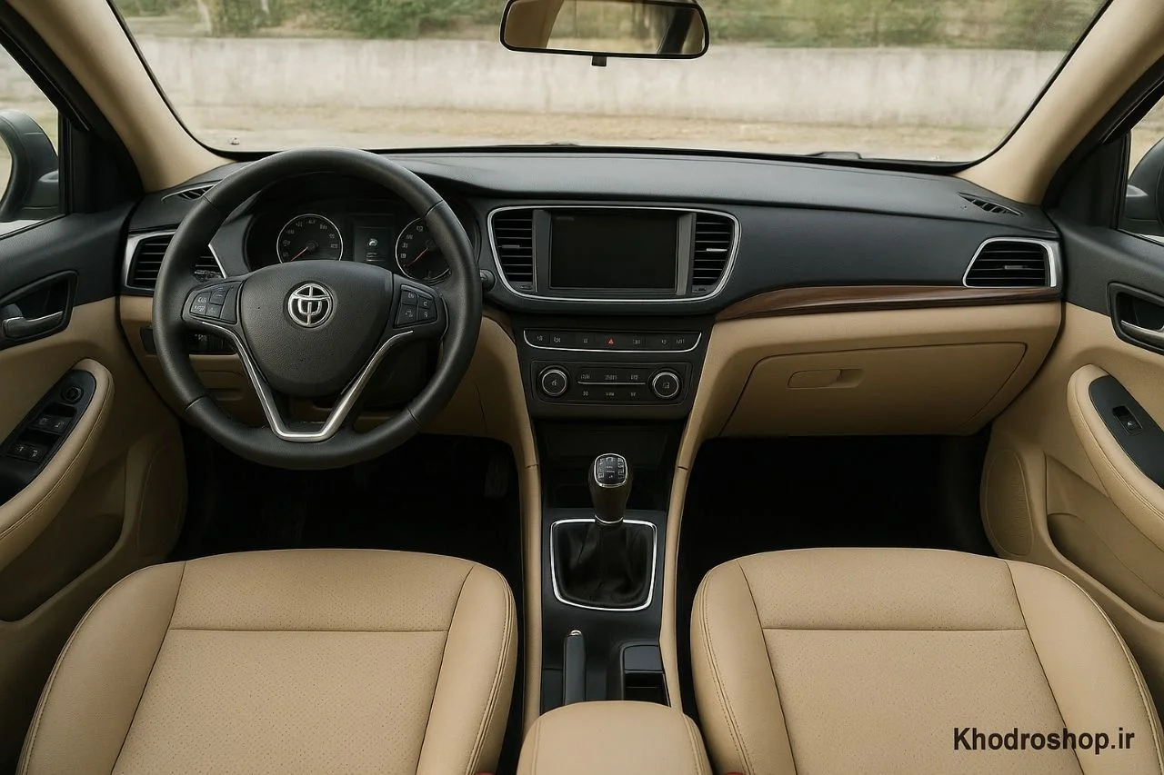 فضای داخلی خودرو برلیانس V5 با تمام ویژگی ها