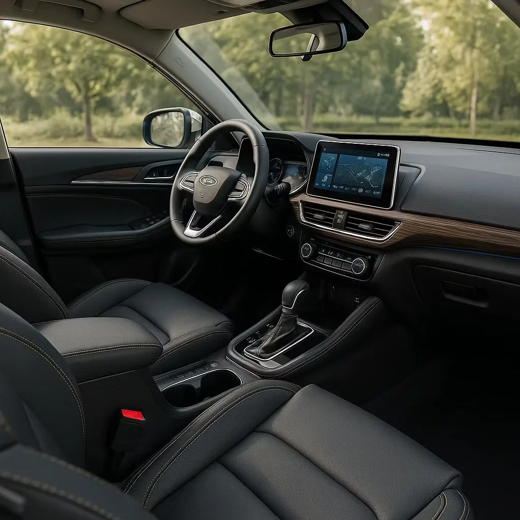 طراحی داخلی ام‌وی‌ام X33 Cross مدل 1403 با نمایشگر ۹ اینچی و صندلی‌های ارگونومیک