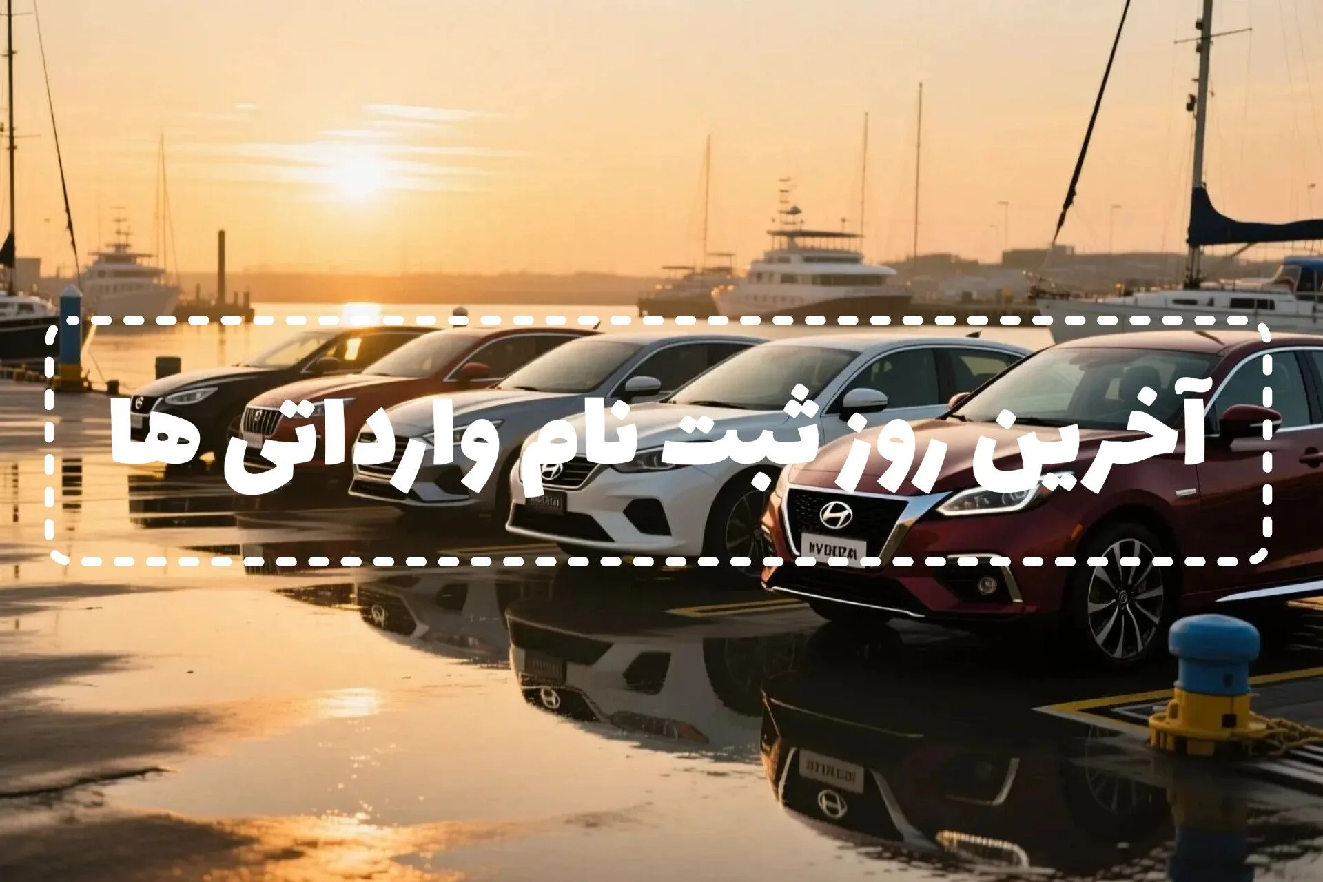 شمارش معکوس برای ثبت‌نام خودروهای وارداتی | آخرین مهلت تا ۲ آبان