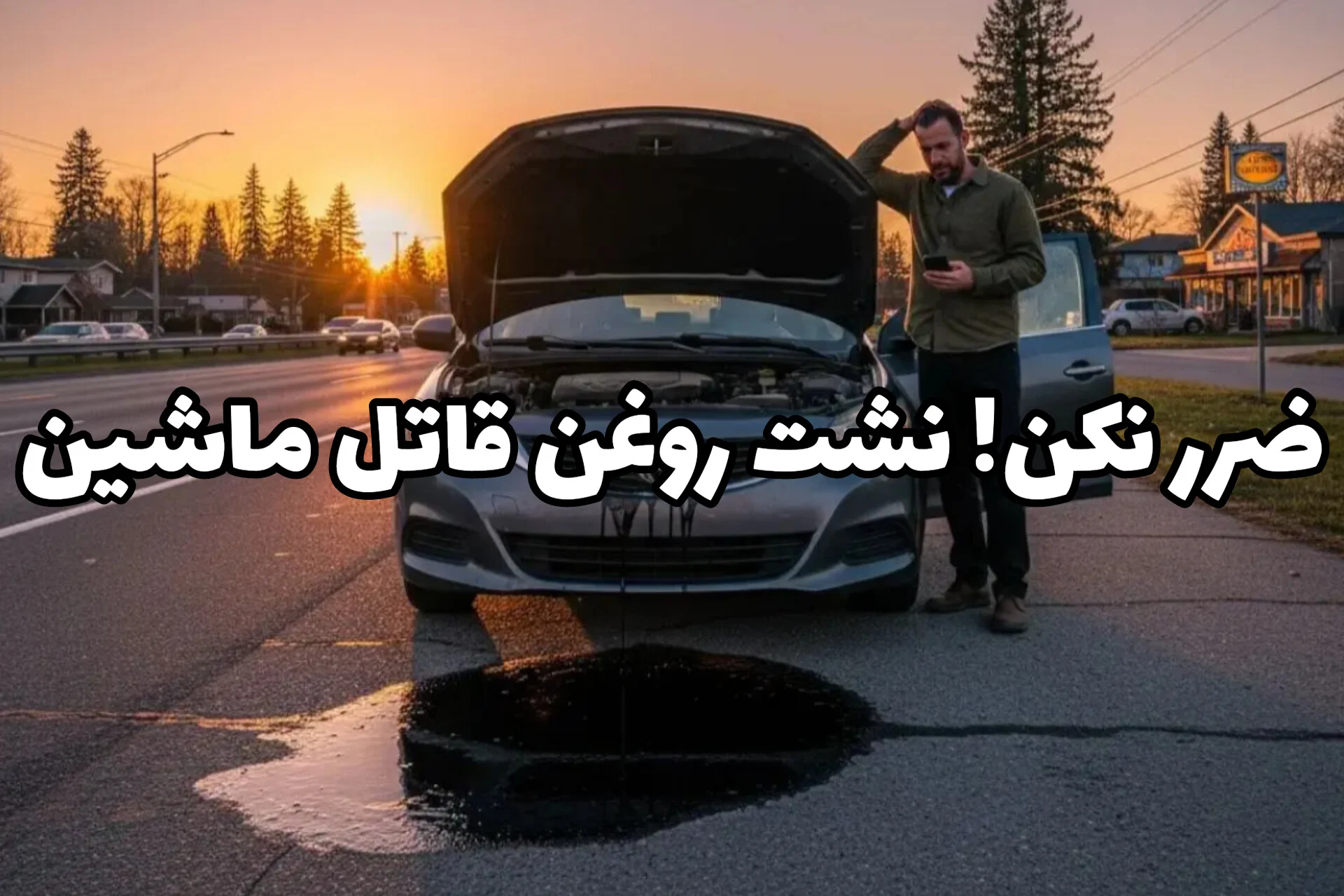 نشتی روغن موتور را جدی بگیر: تشخیص سریع + رفع اصولی در ۱۴۰۴