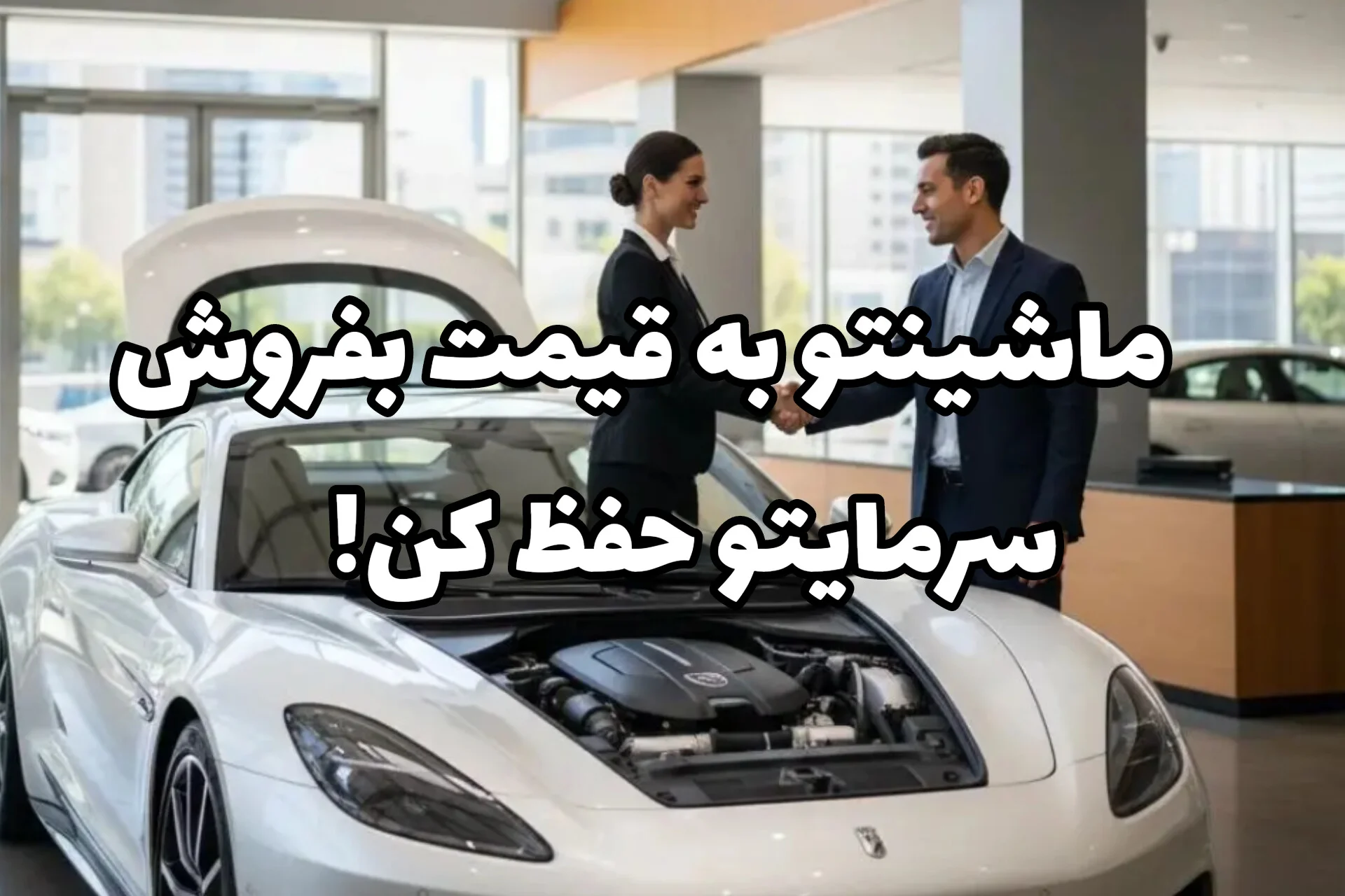 ماشینتو درست بفروش، نه زیر قیمت | فروش فوری خودرو به قیمت واقعی و امن